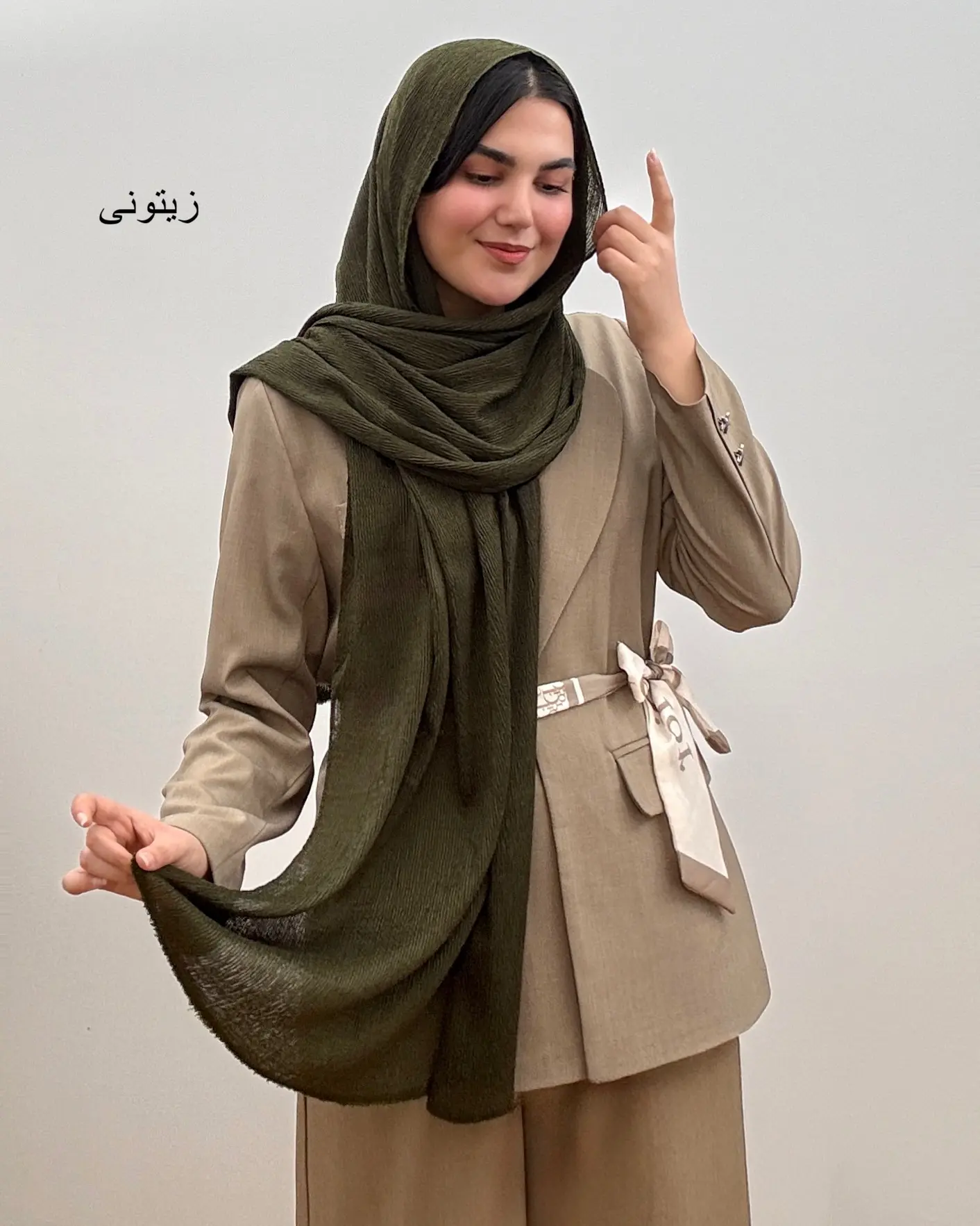 شال نخی دخترانه مدل آرکا